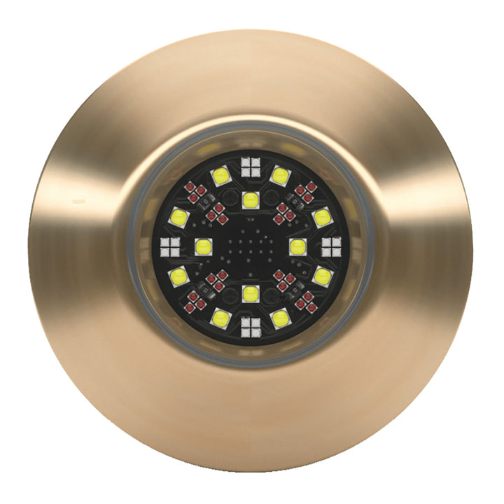 Lumishore EOS TIX404 underwater lighting system with interchangeable thru-hull, designed for marine LED illumination.