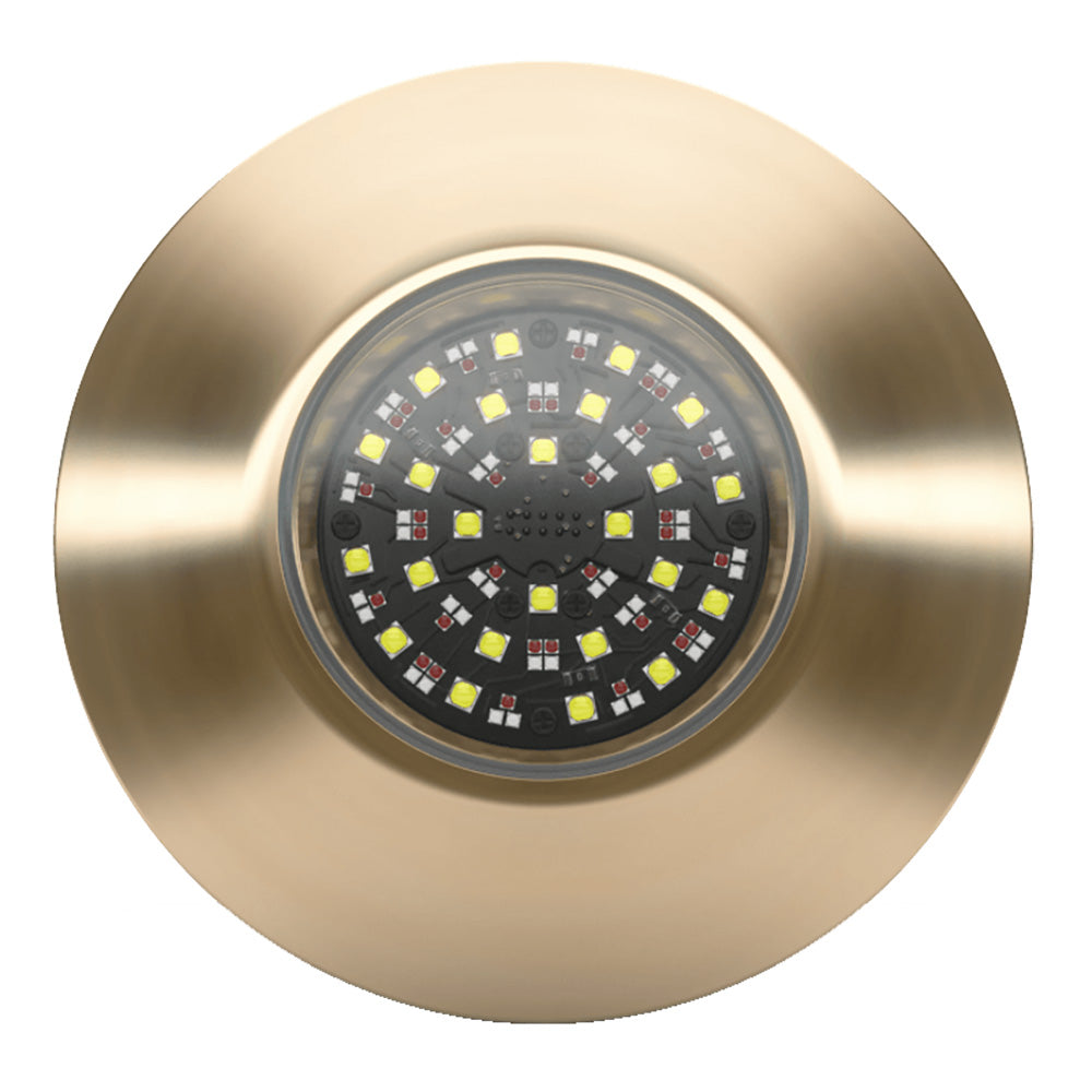 Lumishore EOS TIX804 underwater lighting thruster with interchangeable through-hull fitting, designed for marine underwater illumination.