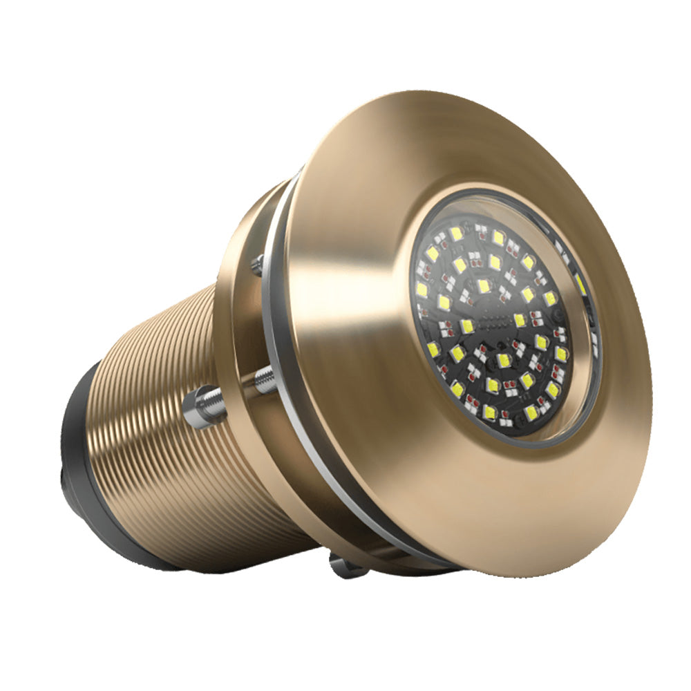 Lumishore EOS TIX804 underwater lighting thruster with interchangeable thru-hull for marine boat illumination, waterproof and durable.