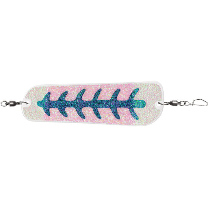 Luhr-Jensen Tirelire clignotante - 11" - Squelette bleu perle