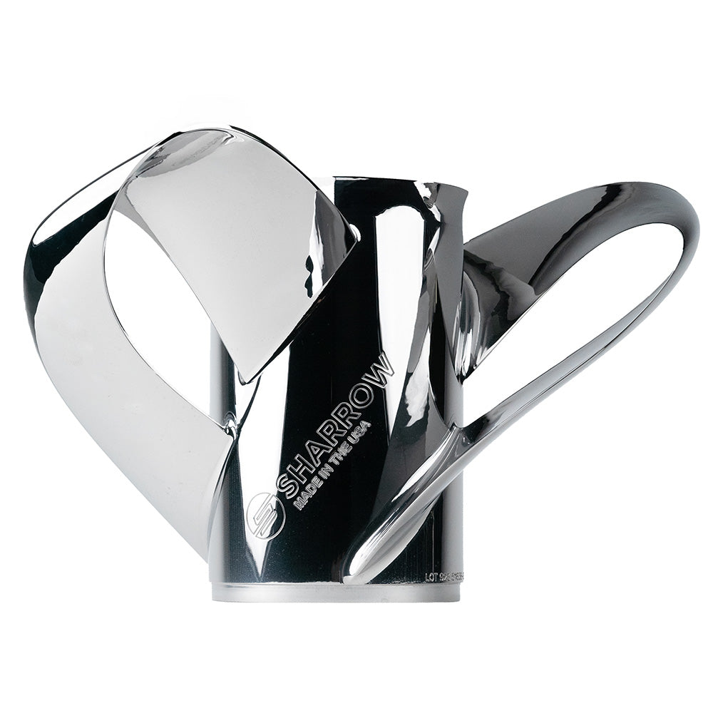 Sharrow Marine X10 Series stainless steel propeller for Mercury V10 outboard motors, showcasing four-blade design and polished finish.