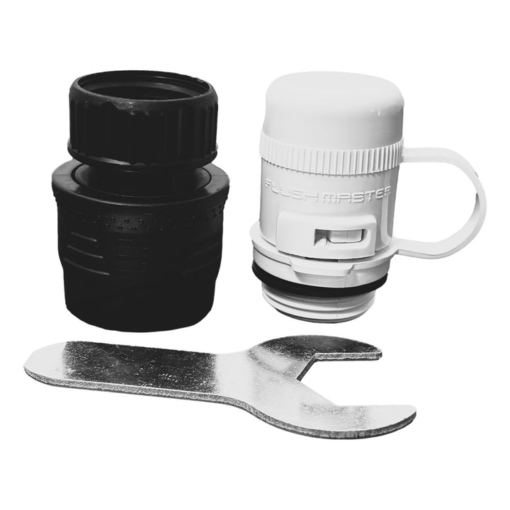 Raccord rapide pour port de chasse d'eau Flushmaster pour Suzuki - Blanc