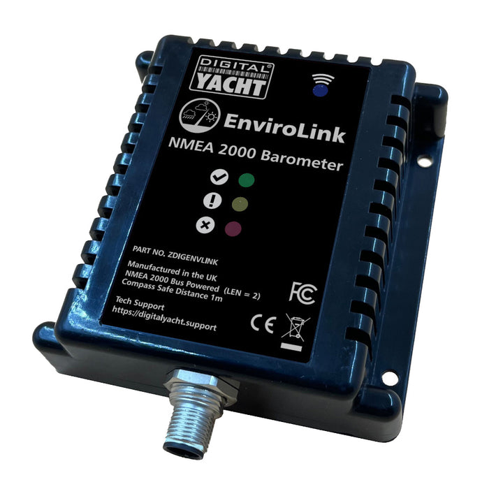 Digital Yacht EnvironLINK NMEA 2000 temperature and humidity sensor accessory for marine environment monitoring.