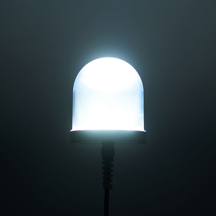 Hydro Glow 100W LED underwater dock light in daylight white, showcasing the bright, durable underwater lighting fixture.