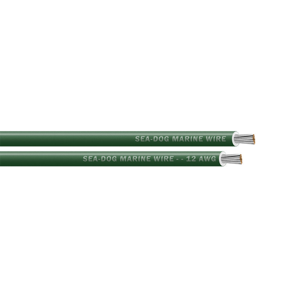 Sea-Dog 12 AWG Green Primary Wire - 100&