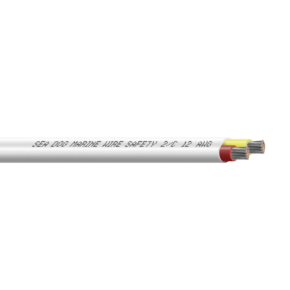 Sea-Dog 12/2 AWG Flat Duplex Safety Wire - Red/Yellow - 250&