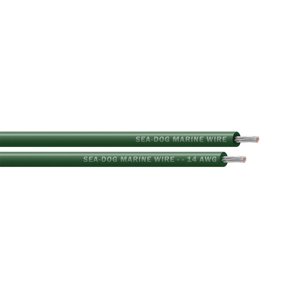 Sea-Dog 14 AWG Green Primary Wire - 500&