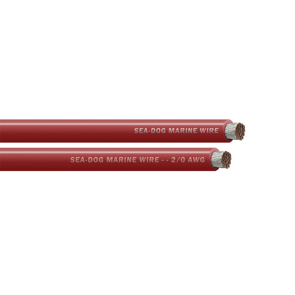 Sea-Dog 2/0 AWG Red Battery Cable - 25&