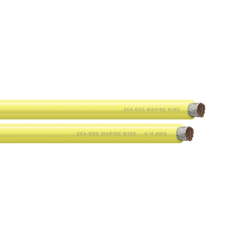 Sea-Dog 4/0 AWG Yellow Battery Cable - 50&