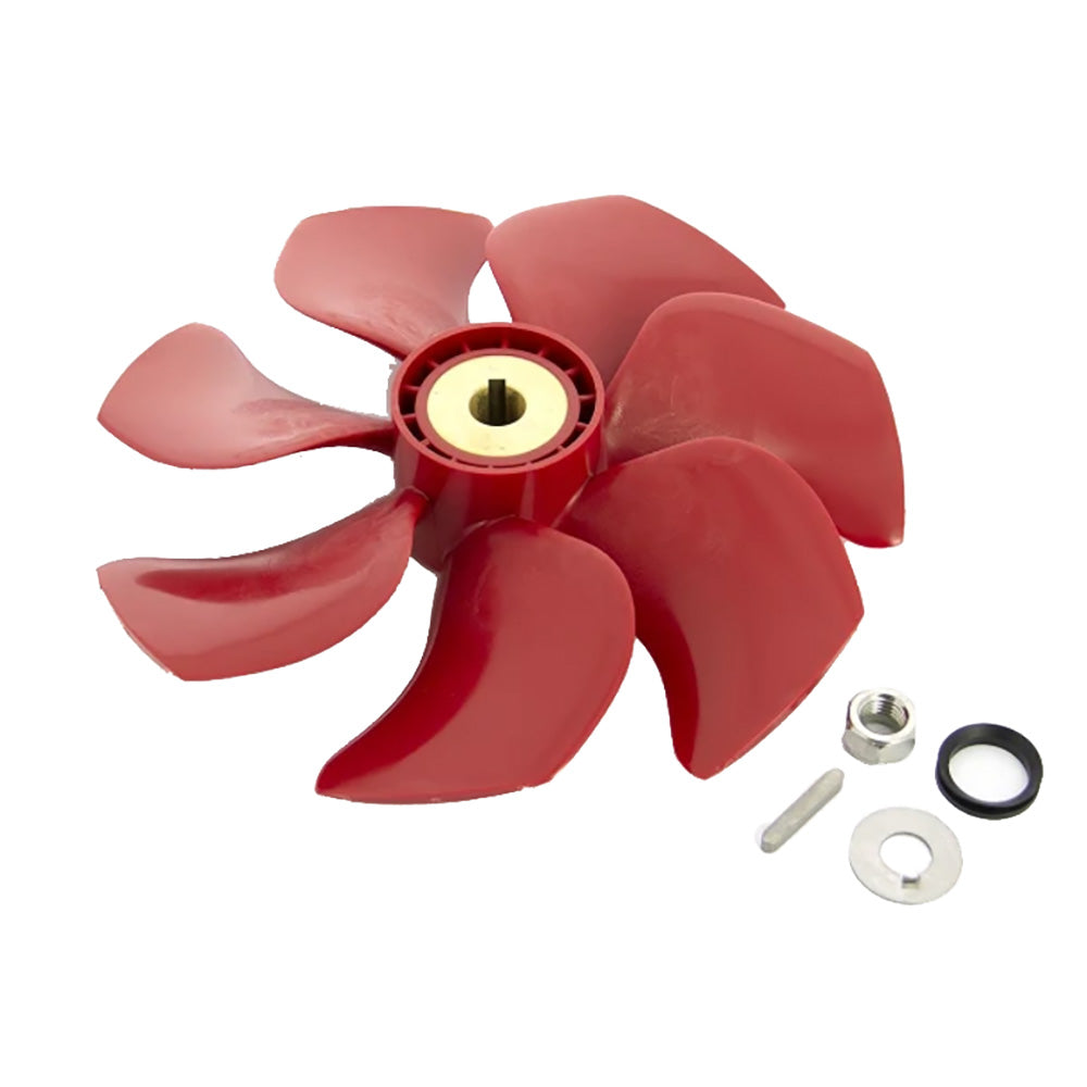 VETUS 7-blade propeller for bow thrusters, compatible with 220, 230, 285, and 310 kgf models, shown in close-up image.