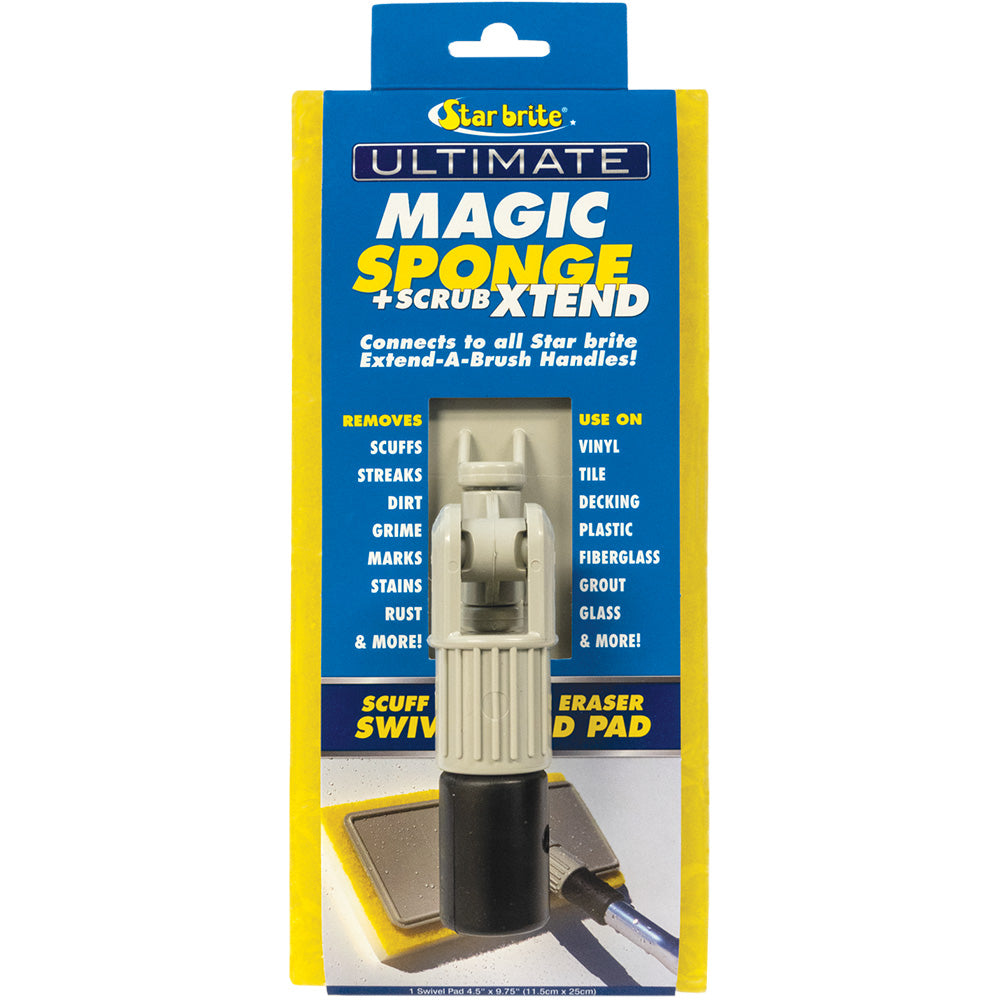 Star brite Magic Sponge and Scrub XTEND with flexible head for cleaning pools, RVs, and boats.