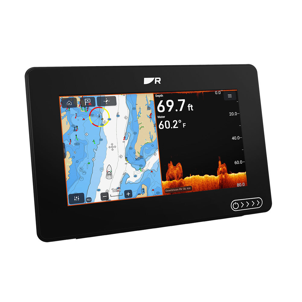 Raymarine Axiom 2 RV 7-inch chartplotter and fishfinder combo with RealVision 3D sonar display, no transducer included.