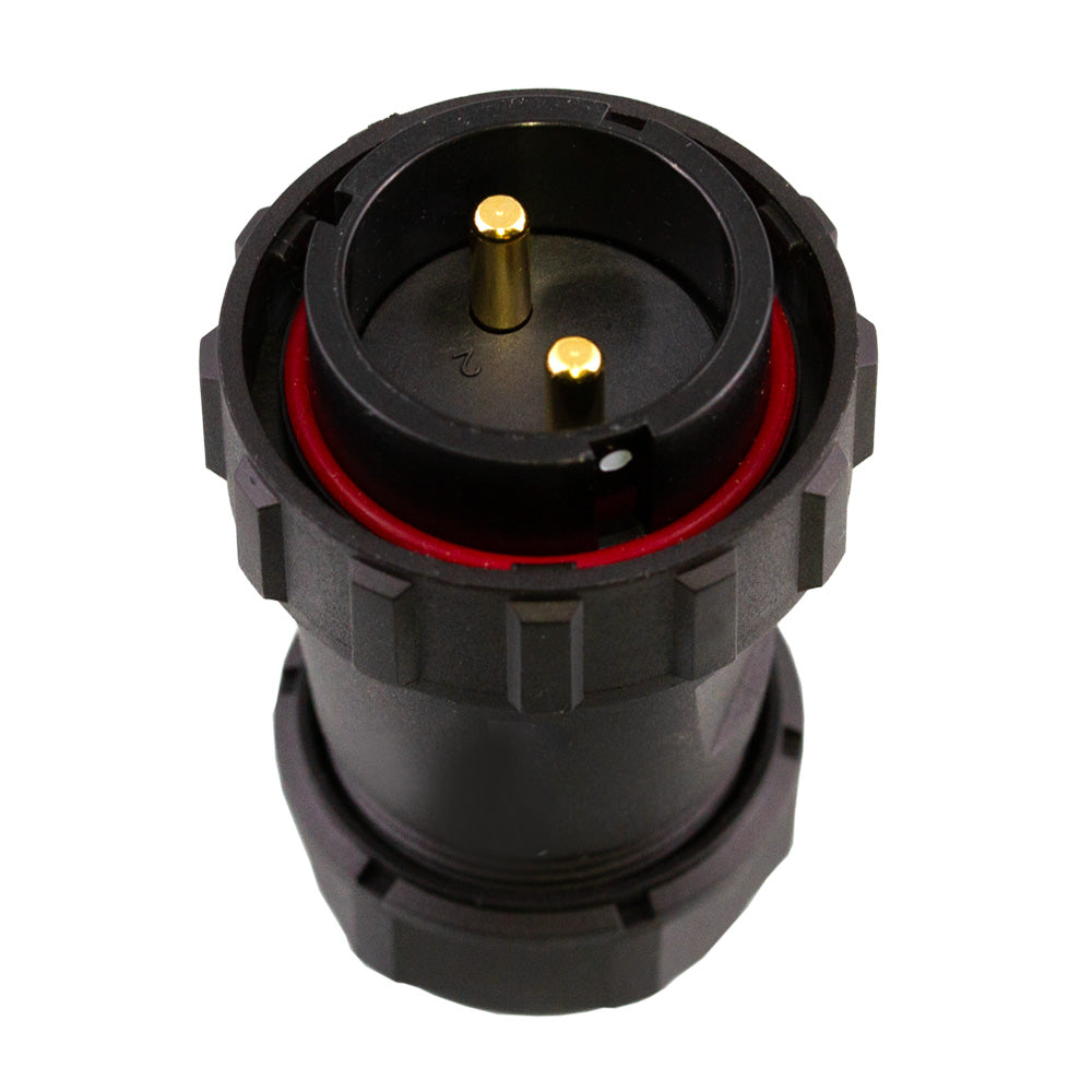 Scotty 2123 marine grade 12V plug accessory with durable construction, suitable for boat electrical connections.
