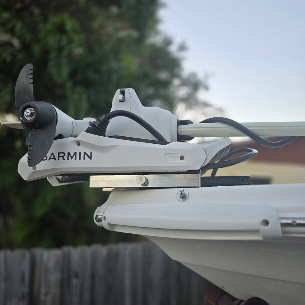 Sea Swivel Troll Track trolling motor mount, a durable accessory for secure mounting of trolling motors on boats.