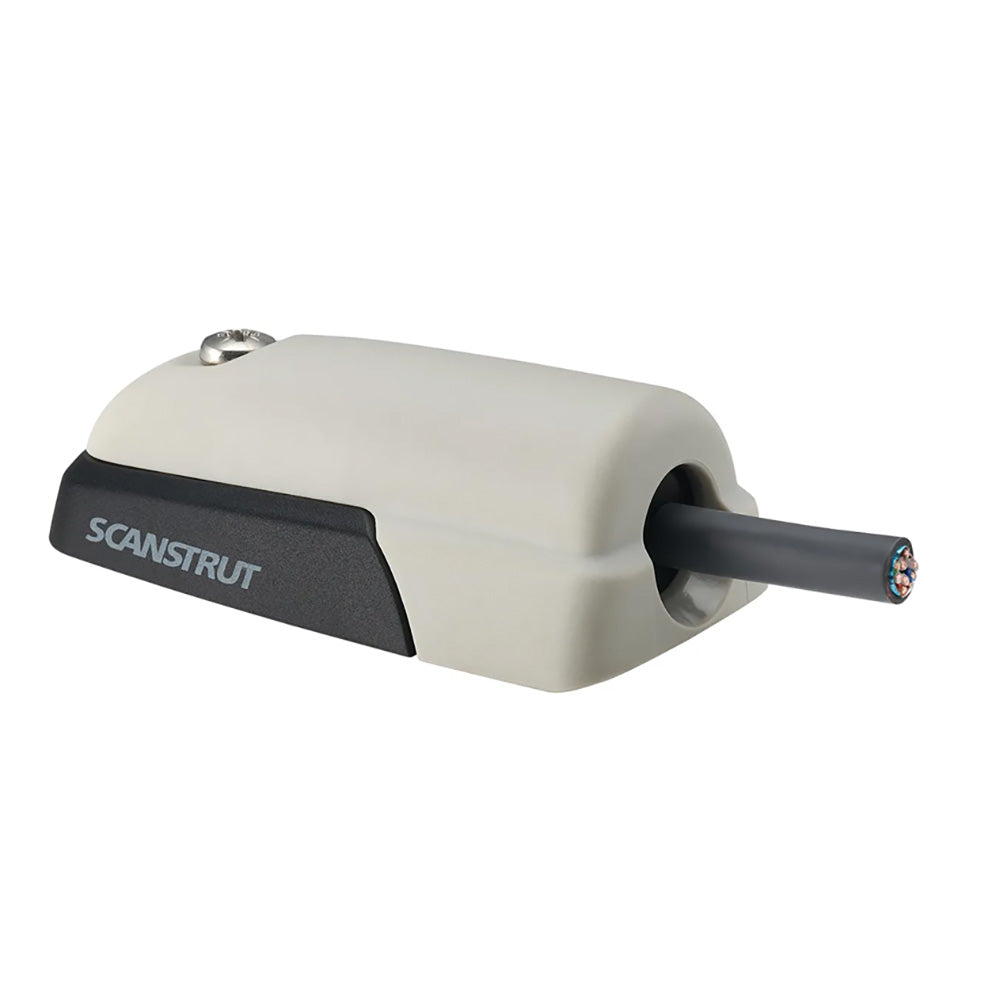 Scanstrut Starlink compatible horizontal cable seal in grey, an accessory designed for secure cable management and waterproofing.