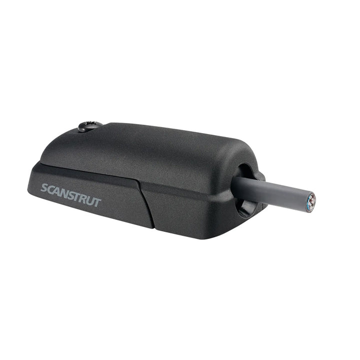 Scanstrut Starlink compatible horizontal cable seal in black, designed for secure weatherproof cable entry accessories.