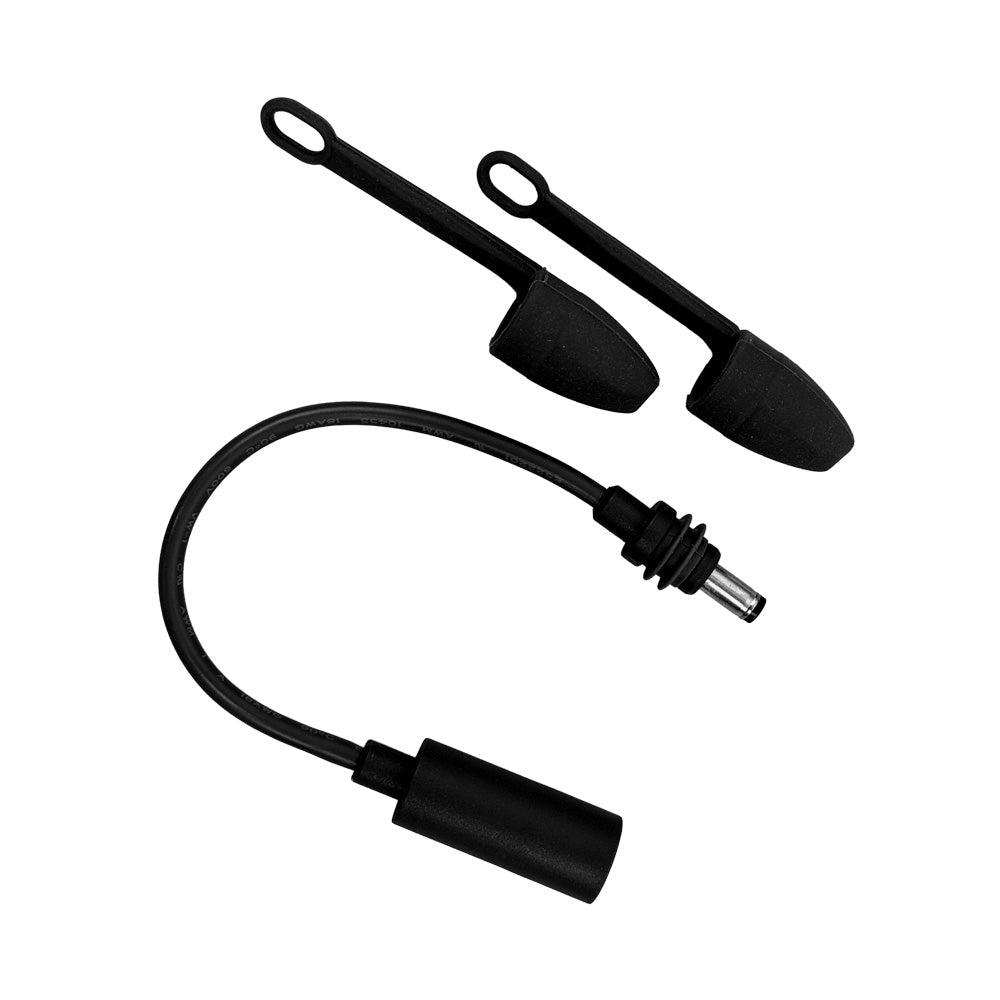 Seaview Starlink Mini DC extension cable accessories with protective caps, featuring two durable connectors and caps for secure connections.