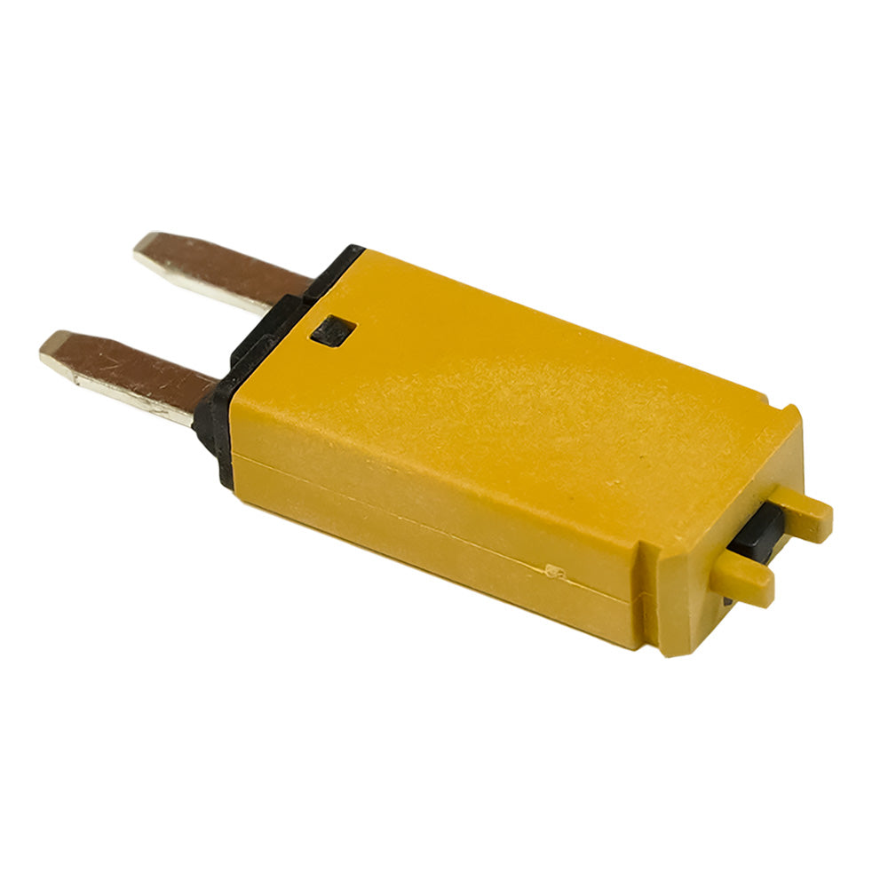 Egis ATM/MINI 5 AMP Type 3 circuit breaker for electrical safety, shown with its compact design and label details.