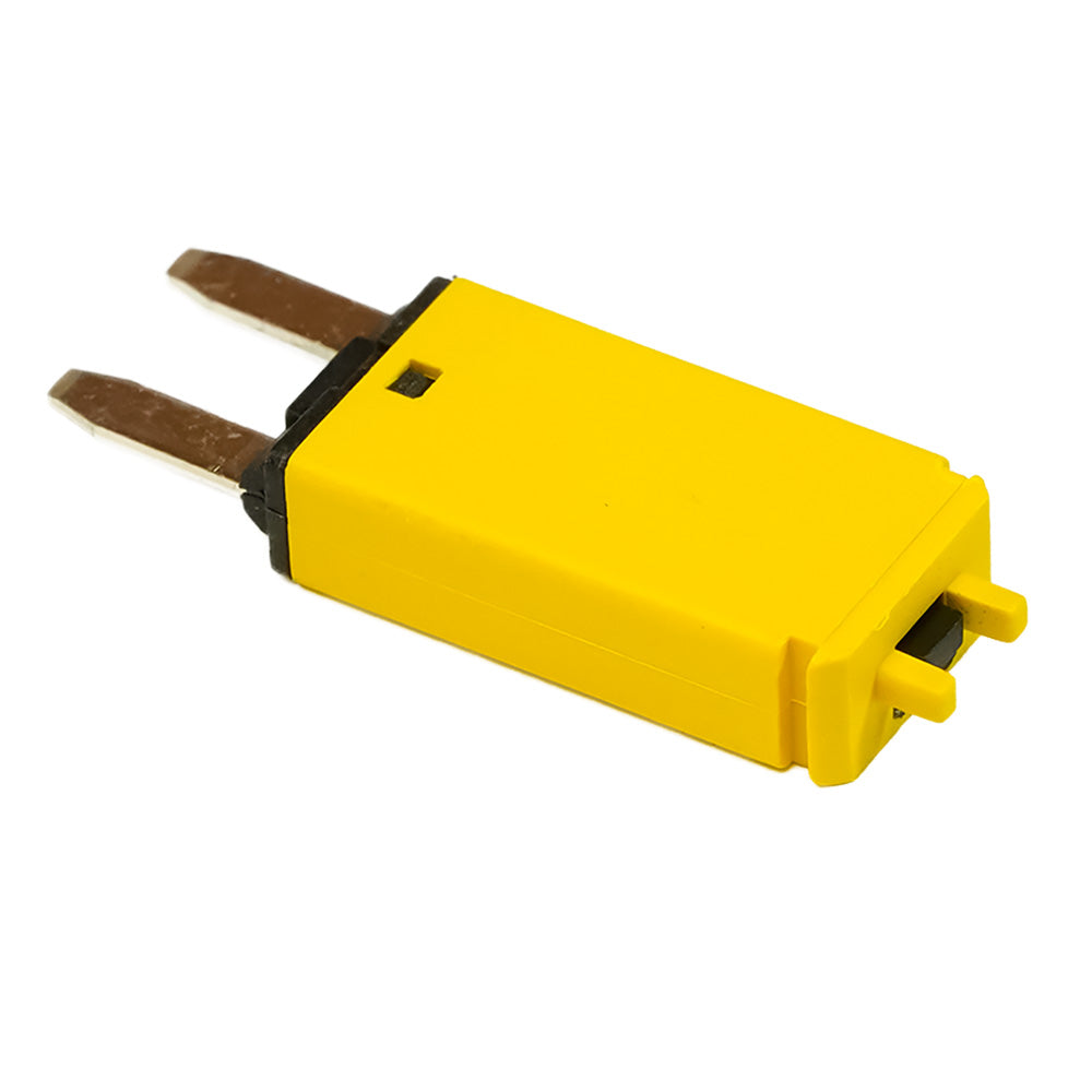 Egis Mobile Electric ATM/MINI 20 AMP Type 3 circuit breaker, compact electrical safety device with switch and circuit protection features