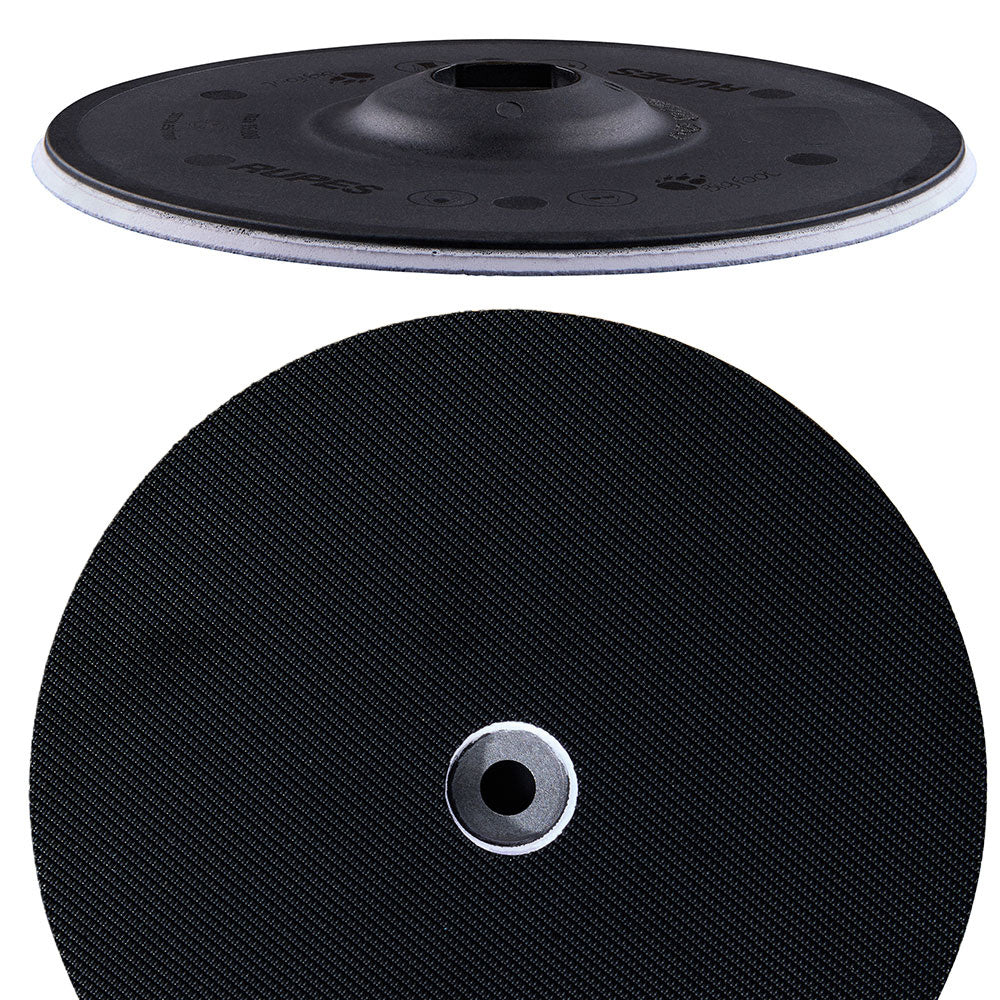 RUPES PrecisionPro 150mm Velcro backing plate with M8 bolt for polishing and cleaning applications.