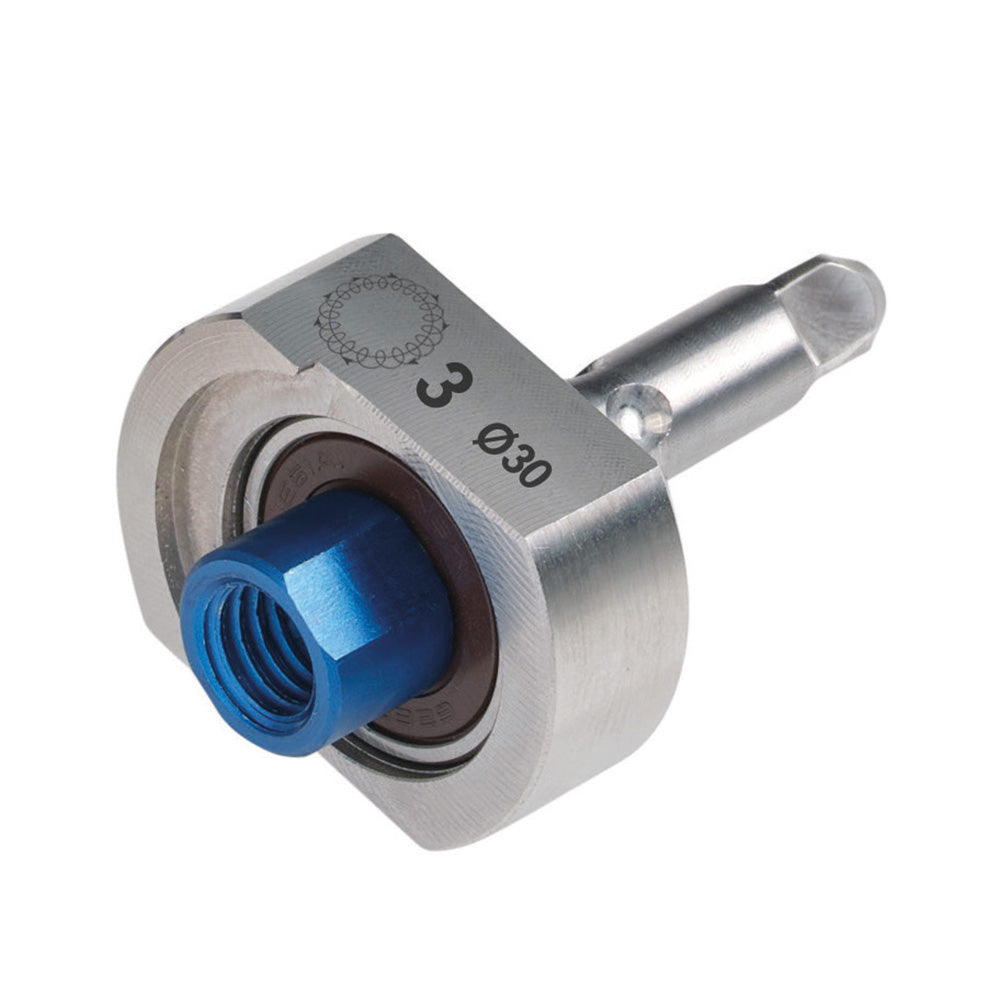 Blue RUPES 3mm Orbit Functional Unit for Nano 2, a cleaning tool with compact design and precise orbital motion.