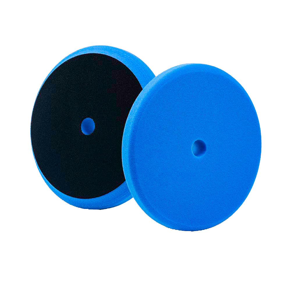 Lake Country Blue Foam Light Cutting Pad, 8x1.25 inches, for car polishing and detailing cleaning tasks.