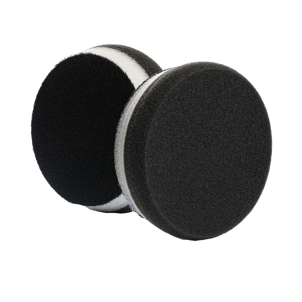 Lake Country HDO Black Finishing Polishing Pad 3.5-inch for cleaning and polishing vehicles.