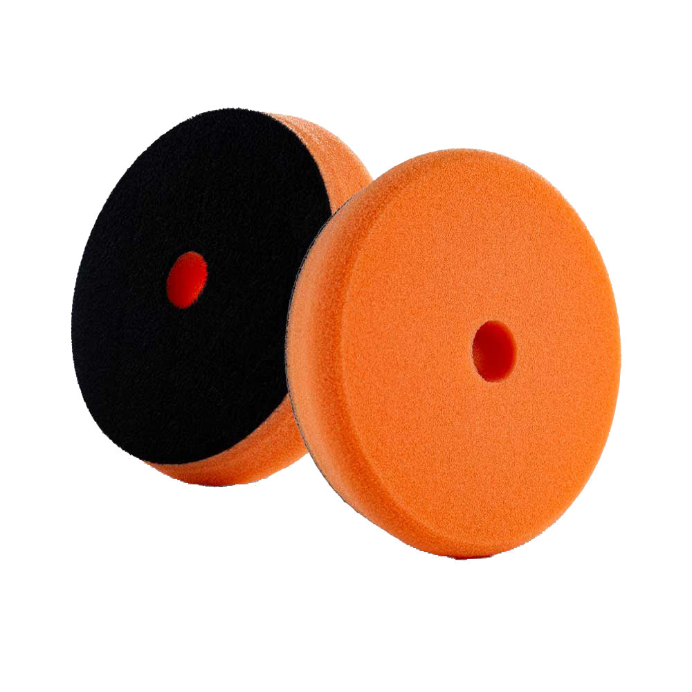 Lake Country Force Orange 5.5-inch cutting pad for cleaning and polishing automotive surfaces.