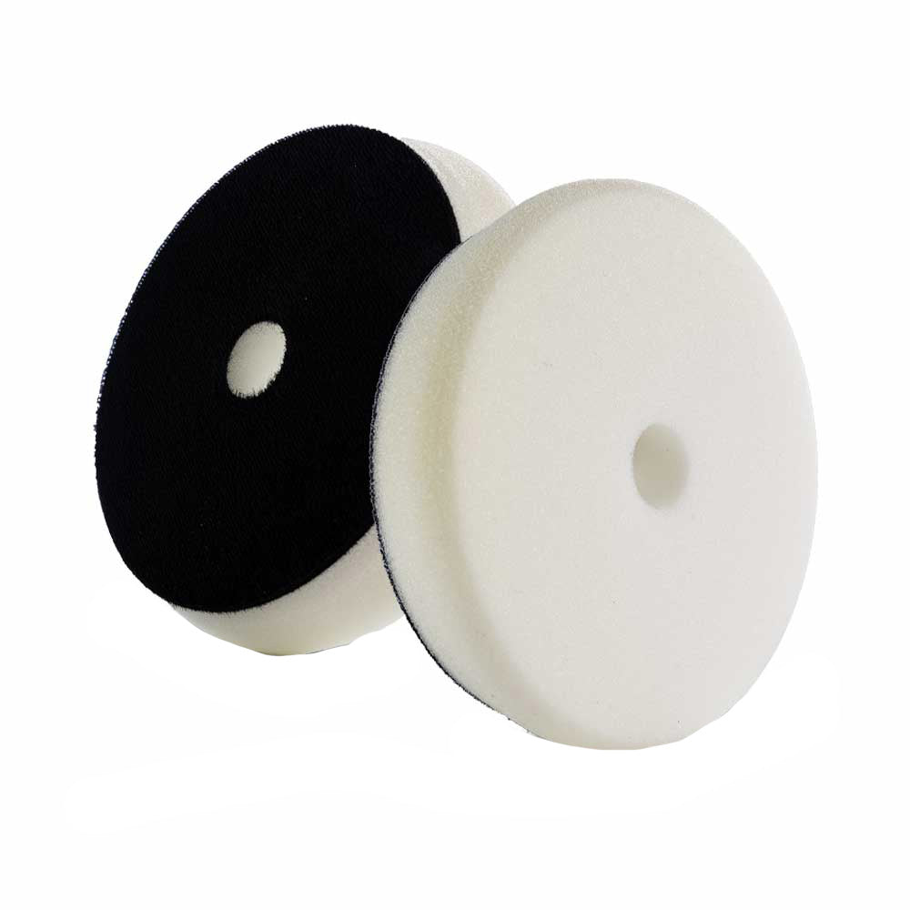 Lake Country Force White 5.5-inch polishing pad for cleaning and polishing automotive surfaces.