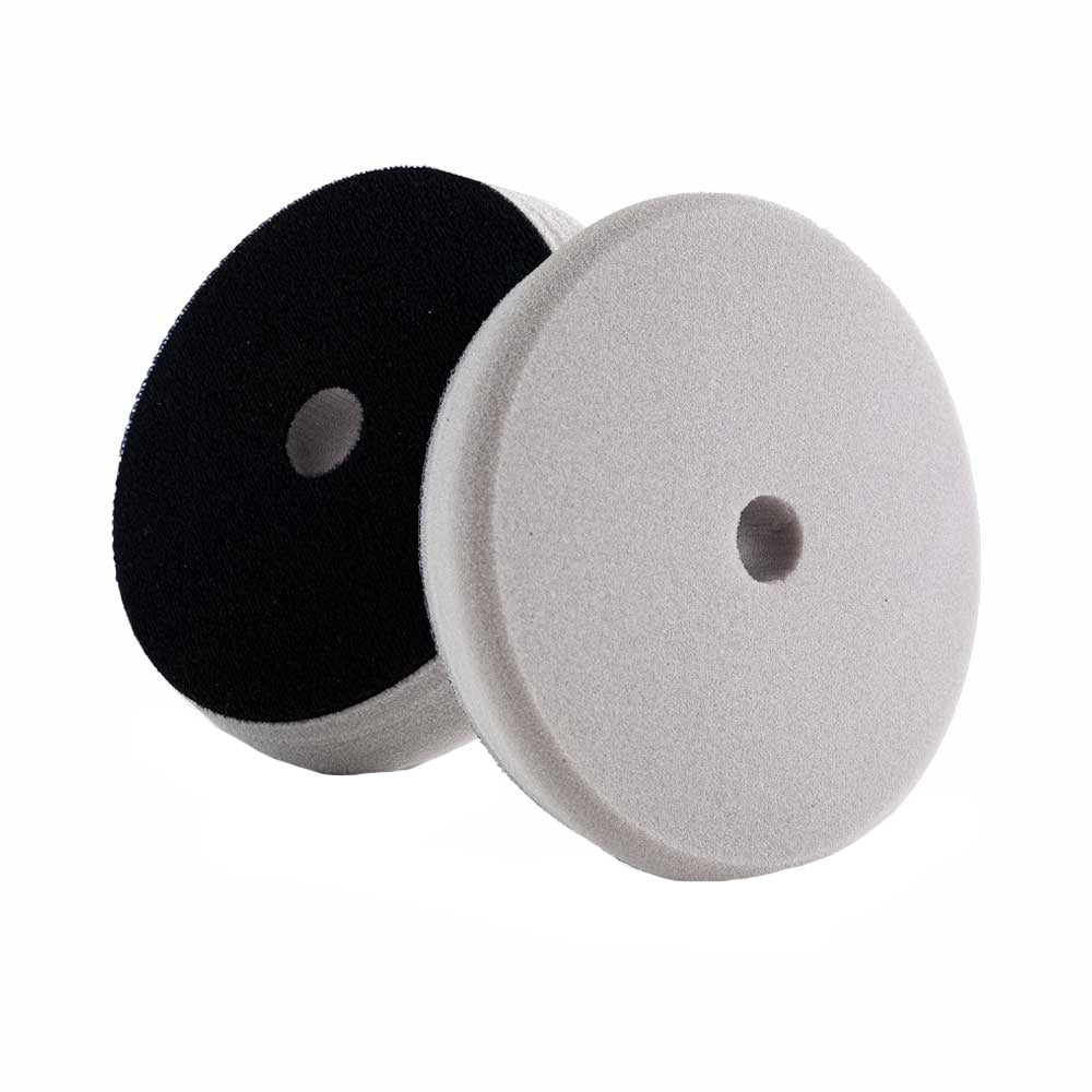 Lake Country Force Grey heavy cutting pad for polishing, 6.5-inch size, used for cleaning and removing scratches from vehicle paint.