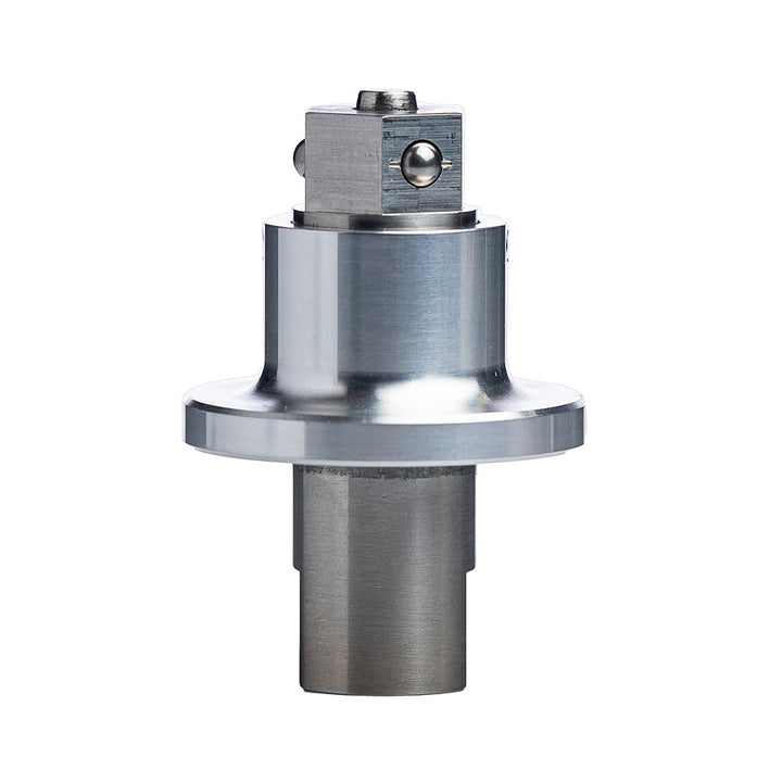 Lake Country quick disconnect adapter for cleaning tools, shown in the image with a durable plastic construction and metal fittings.