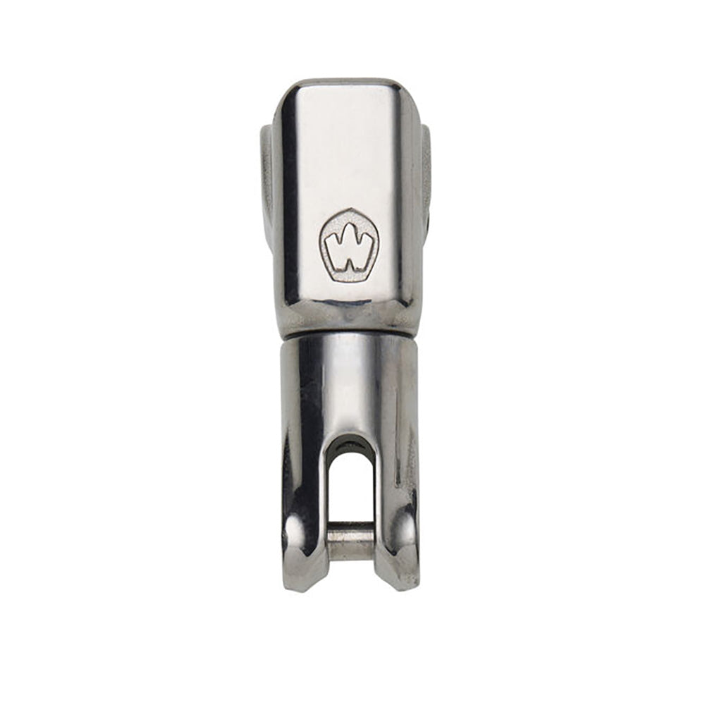 Wichard Marine medium anchor swivel, 5/16 to 1/2 inch, used for securing and swiveling anchoring accessories on boats.
