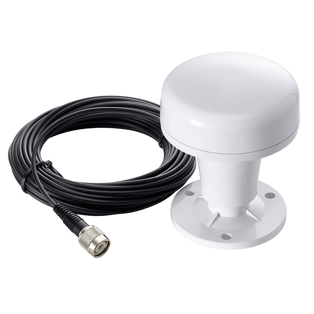 AMEC GA-22 high performance GNSS antenna mounted on a durable bracket, designed for precise satellite signal reception.
