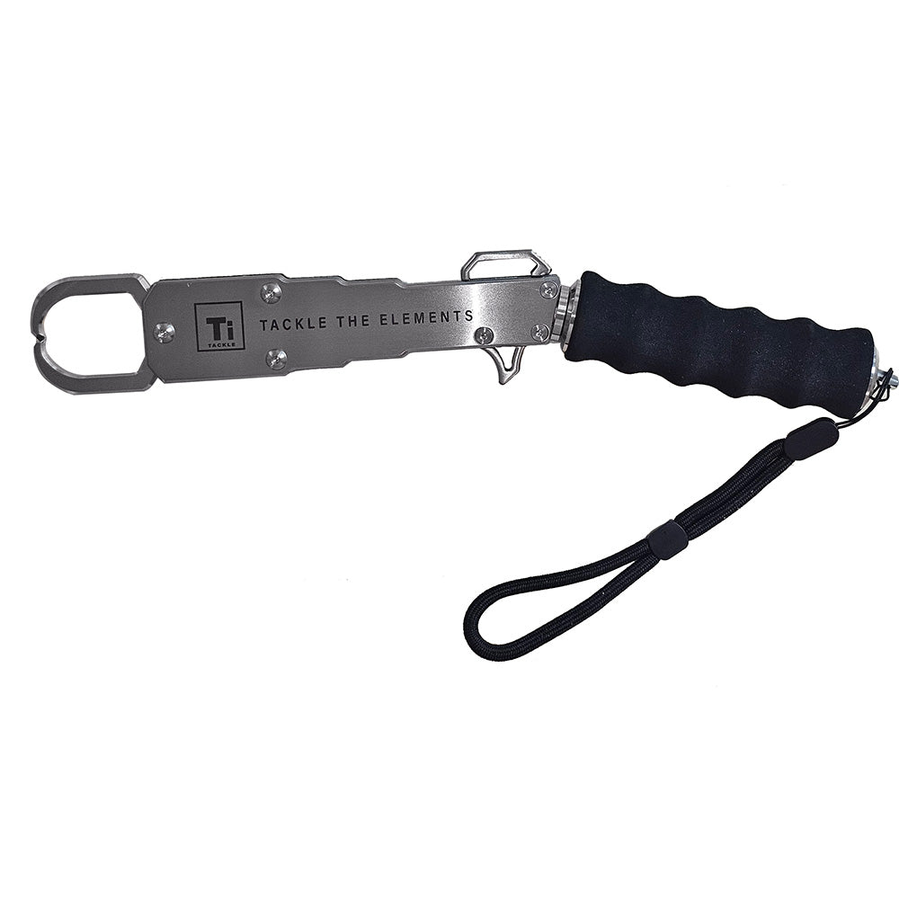 Ti-Tackle Titanium Lock-N-Lips Grippers tool with durable titanium construction, shown in a close-up view.