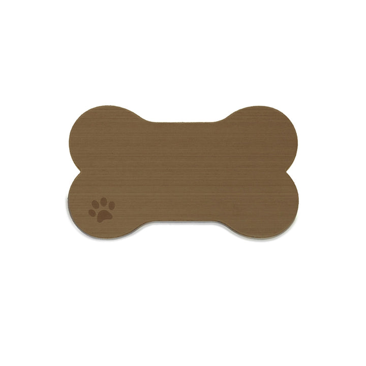 SeaDek Dog Bowl Mat - Cappuccino/Black - Small - 12" x 21"