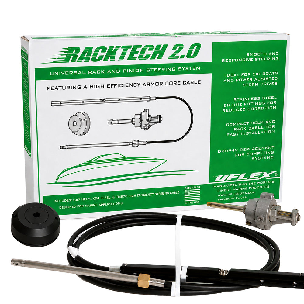 Uflex Racktech - 2.0 High Efficiency Rack  Pinion System Kit - 18&