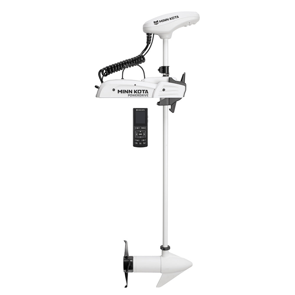 Minn Kota Riptide PowerDrive 55/WR Trolling Motor, 12V, 55lb Thrust, 54" Shaft, Wireless Remote
