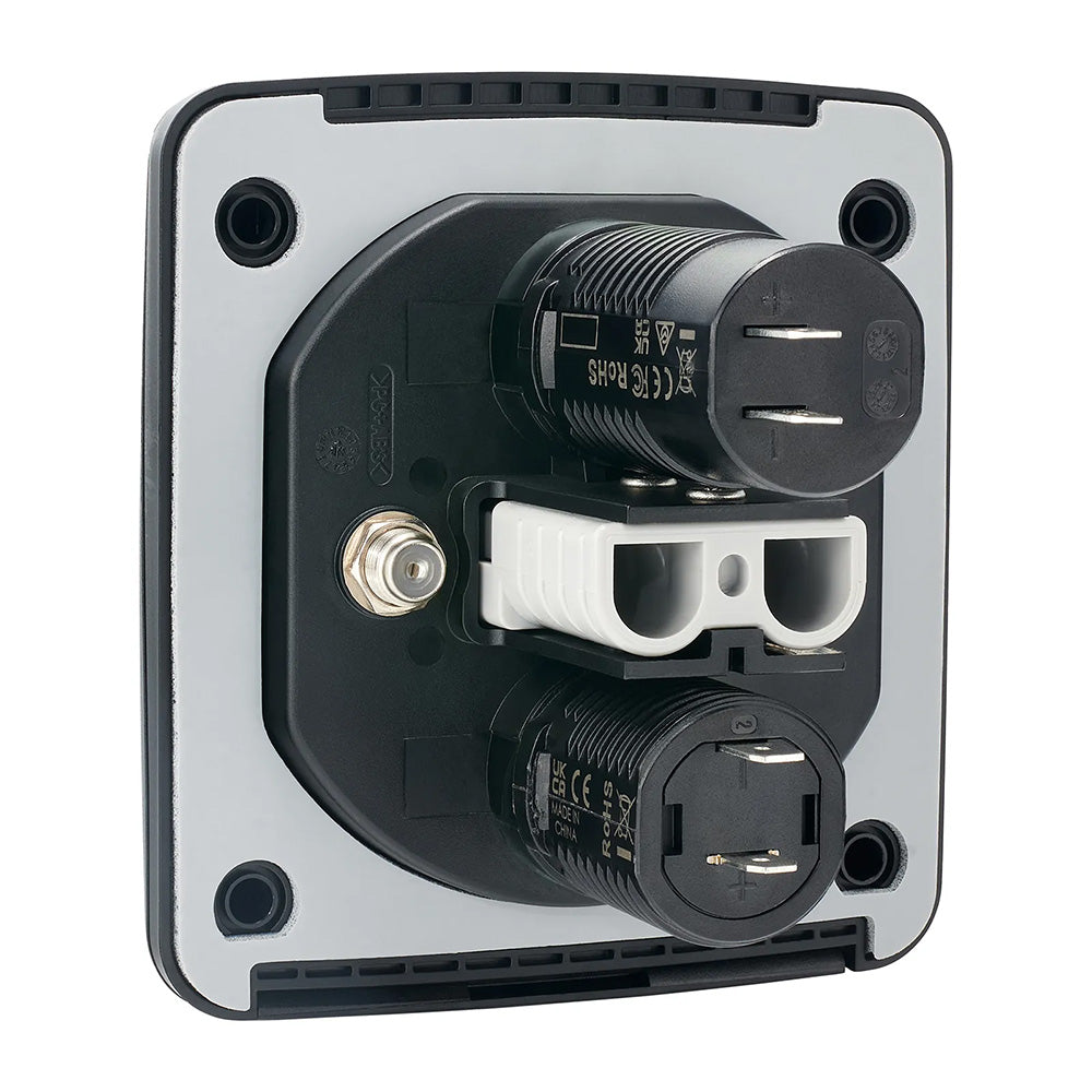Scanstrut Roam Series Multi-Power Outlet accessory with multiple power ports for marine or outdoor use.