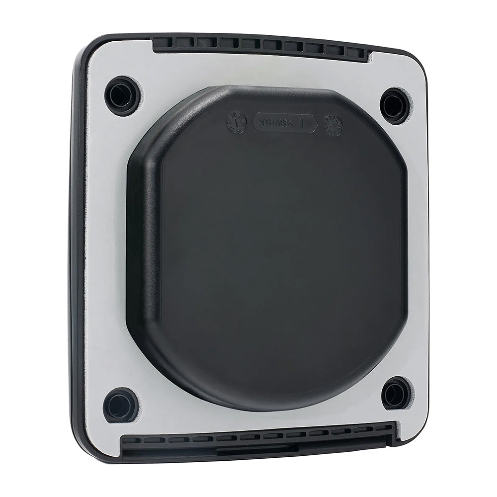 Scanstrut Roam Series universal electrical utility housing for marine accessories, shown in a close-up image with mounting features.