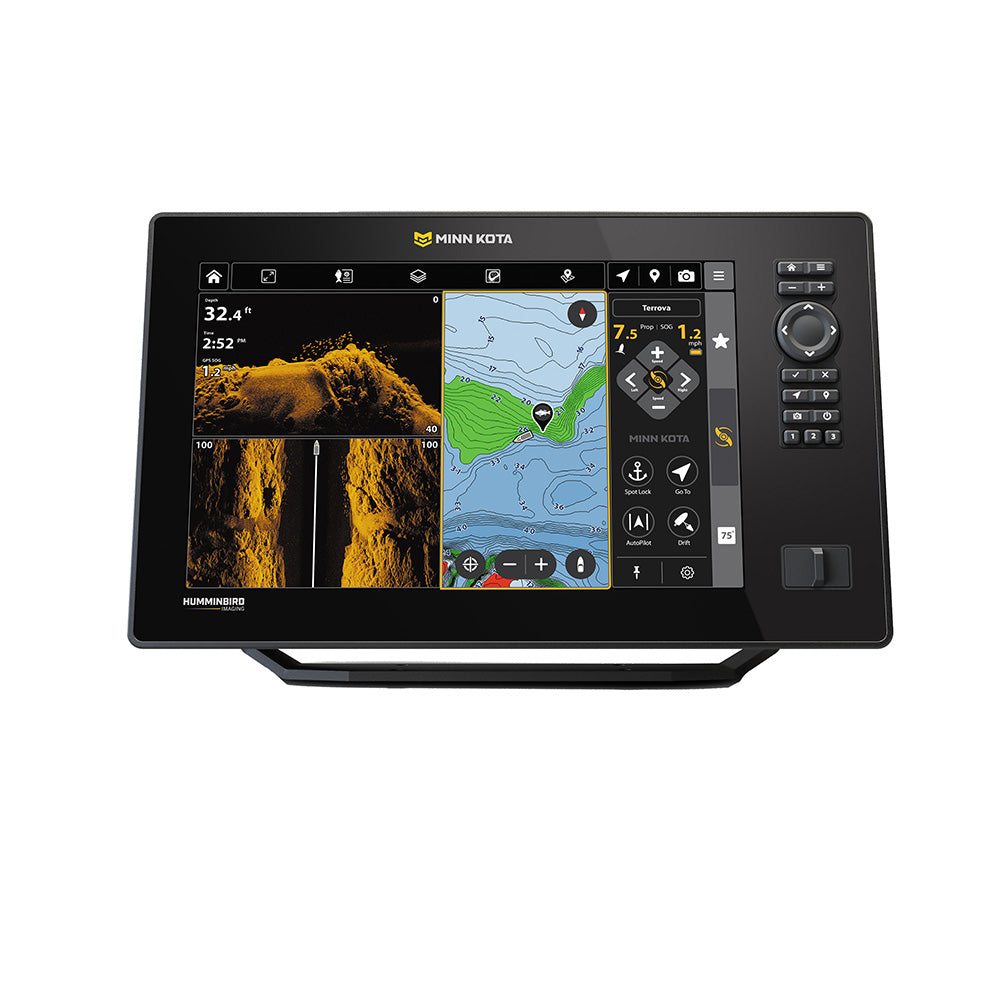 Minn Kota X12 CMSI+ VX 12" GPS/Fishfinder w/Transom Mount Transducer