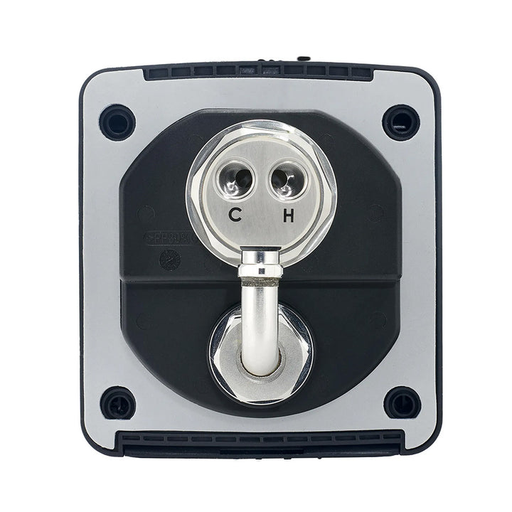 Scanstrut Roam Series quick connect hot and cold water outlet accessory for marine plumbing, shown in the image.
