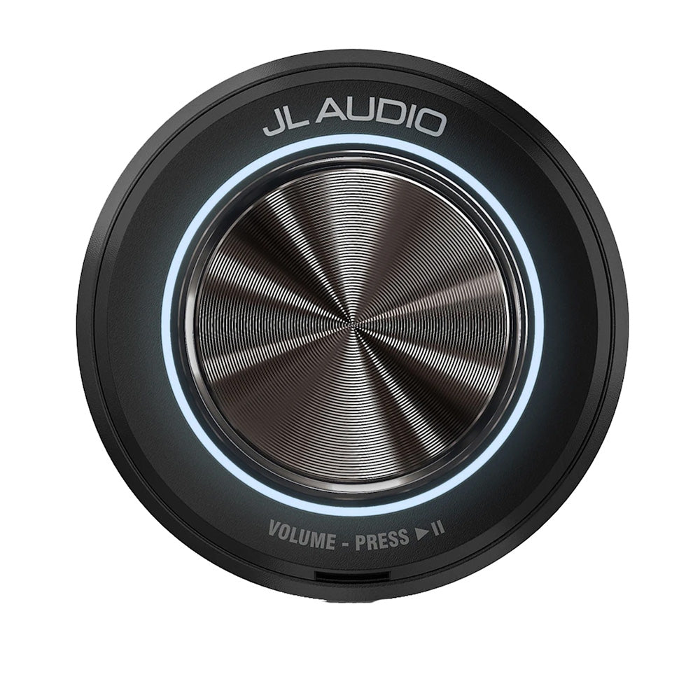 JL Audio R5 single stereo volume controller remote for car audio systems, featuring compact design and easy volume adjustment.