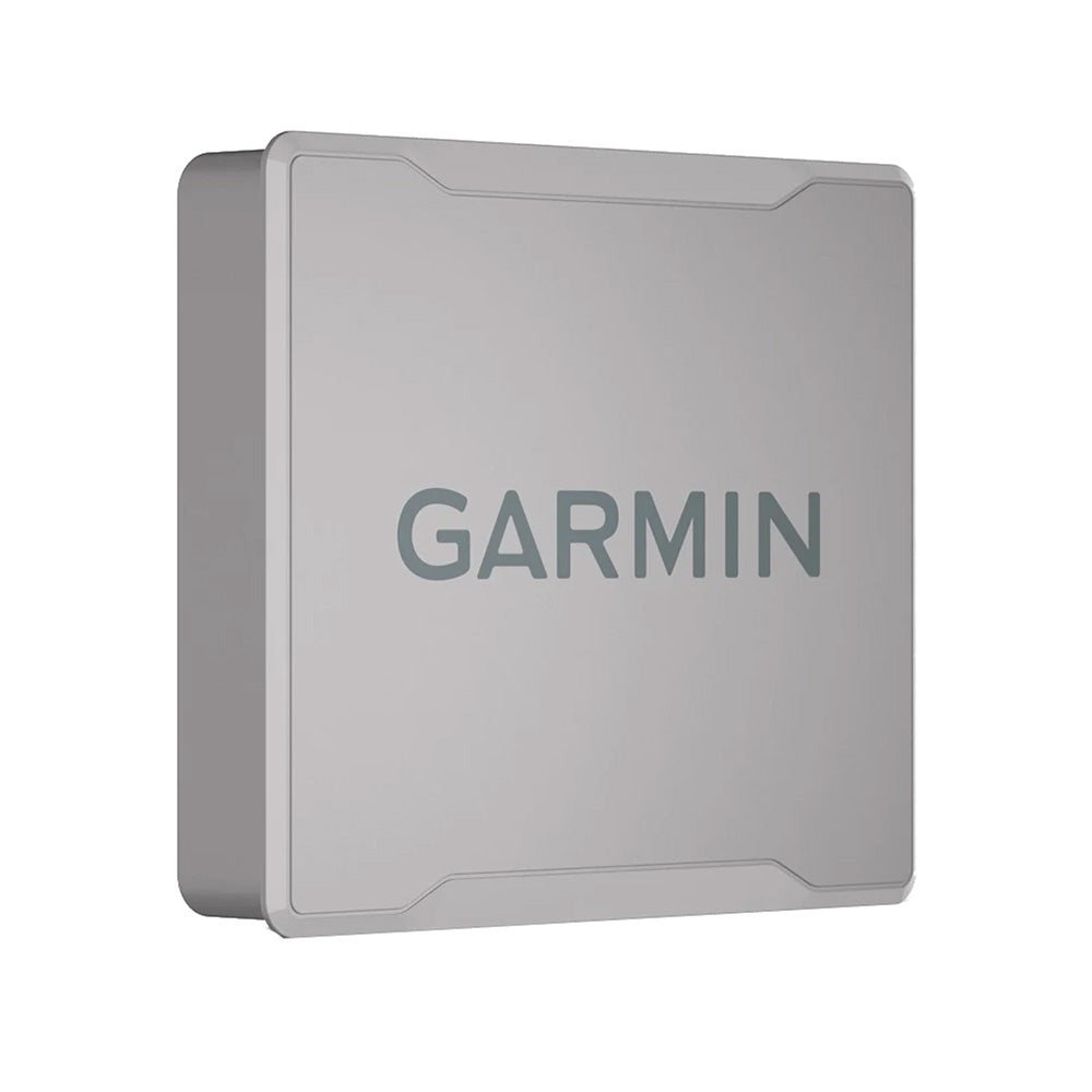 Garmin GMI 40 protective cover, accessory for marine electronics, shown in black with secure fitting design