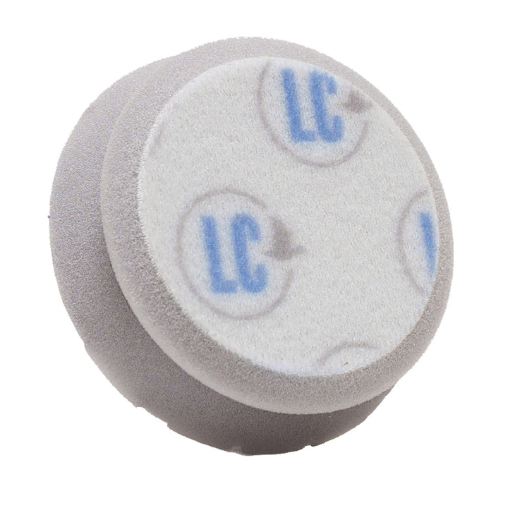 Lake Country ARC Grey Heavy Correcting Pads, 3.5-inch cleaning pads for detailing, shown in a 2-pack.
