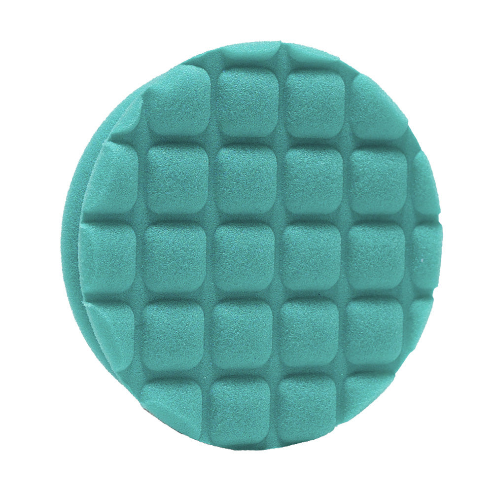 Lake Country ARC teal polishing pads, 3.5-inch, pair of cleaning pads for automotive detailing with a durable, soft surface.