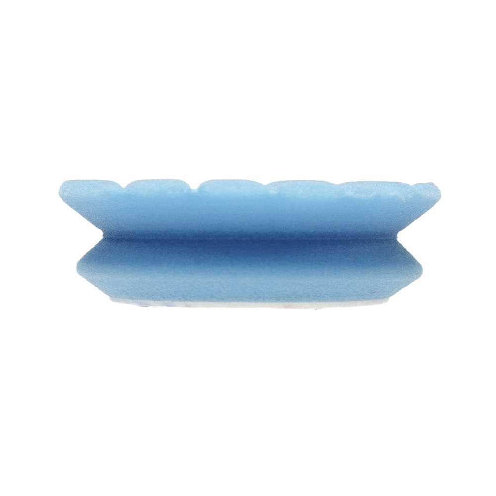 Lake Country ARC Blue Finishing Pads, 3.5-inch cleaning pads, shown in a 2-pack for car detailing and polishing.