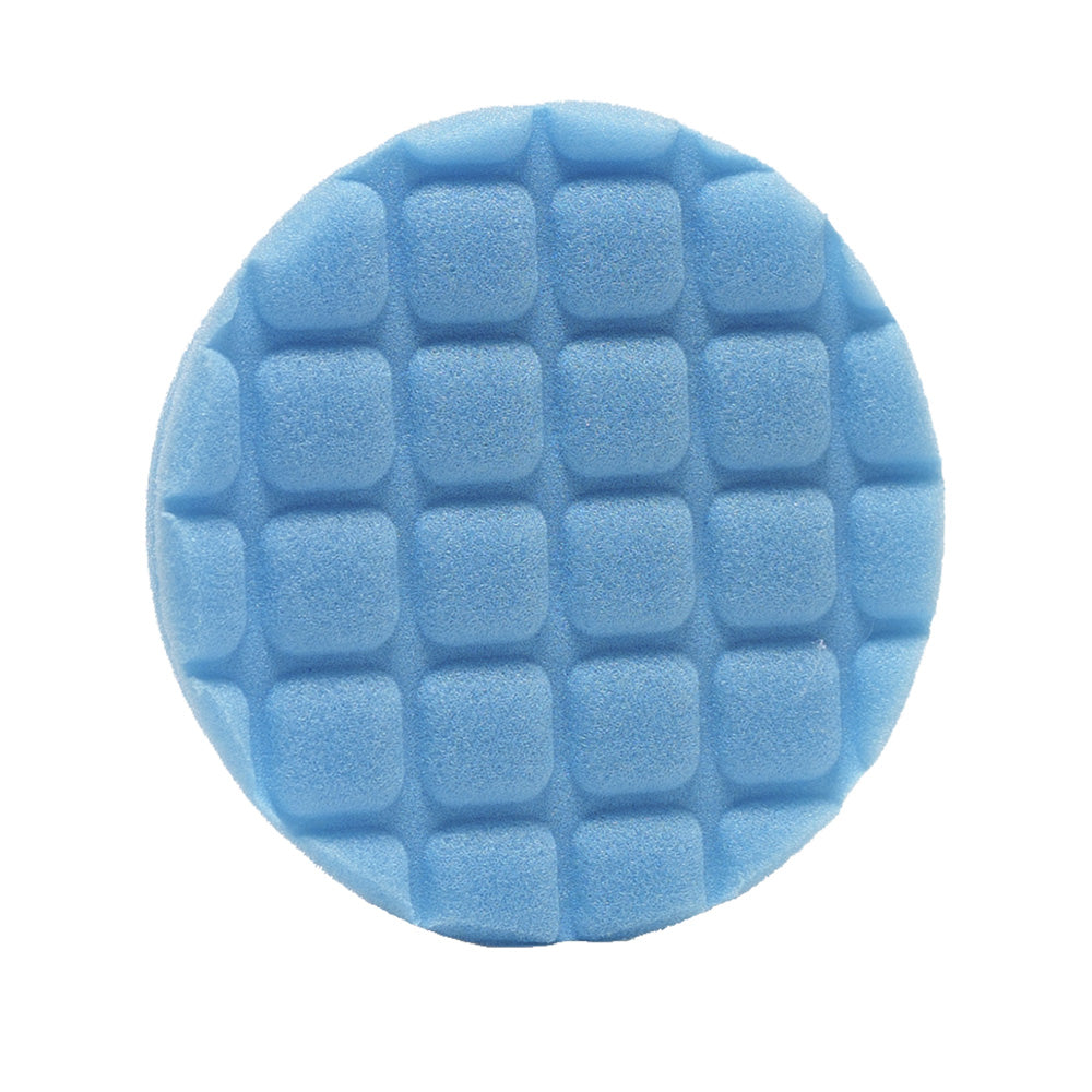 Lake Country ARC Blue Finishing Pad 3.5-inch cleaning pads, 2-pack, designed for smooth finishing and polishing of automotive surfaces.