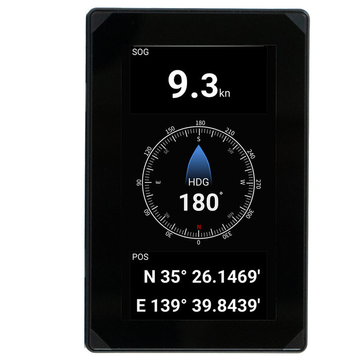 Furuno RD726 7-inch remote display instrument with black bezel and screen controls
