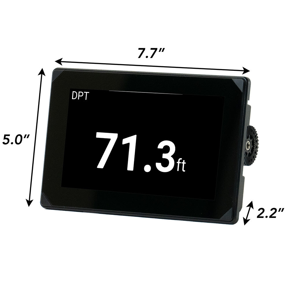 Furuno RD726 7-inch remote display instrument with compact black housing and clear front screen