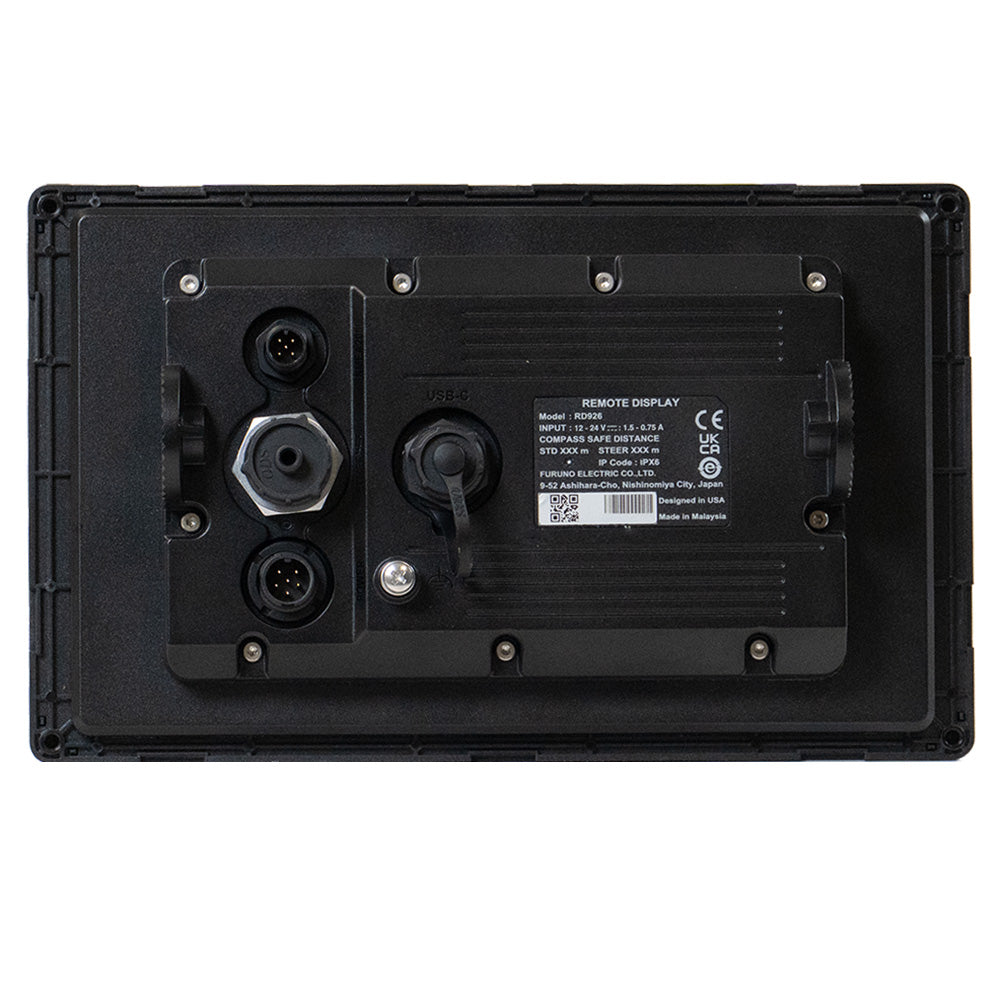 Furuno RD926 9-inch remote display instrument with black housing and screen for marine navigation systems
